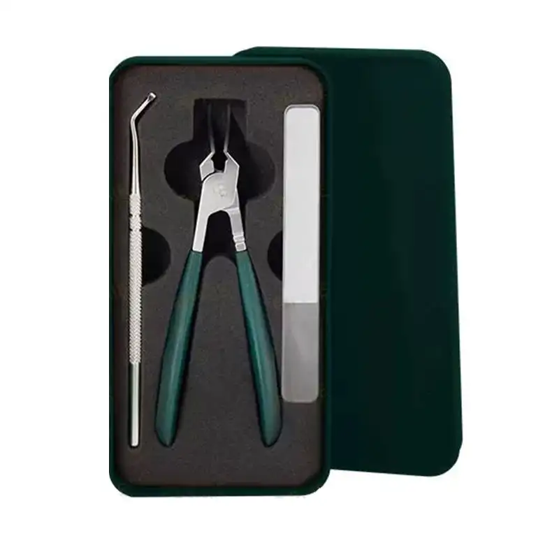 Slant Edge Nail Clipper 3-Piece Set Professional Thick Nails Dead Skin Dirt Remover Super Sharp Curved Blade Nail Tool
Slant Edge Nail Clipper 3-Piece Set Professional Thick Nails Dead Skin Dirt Remover Super Sharp Curved Blade Nail Tool