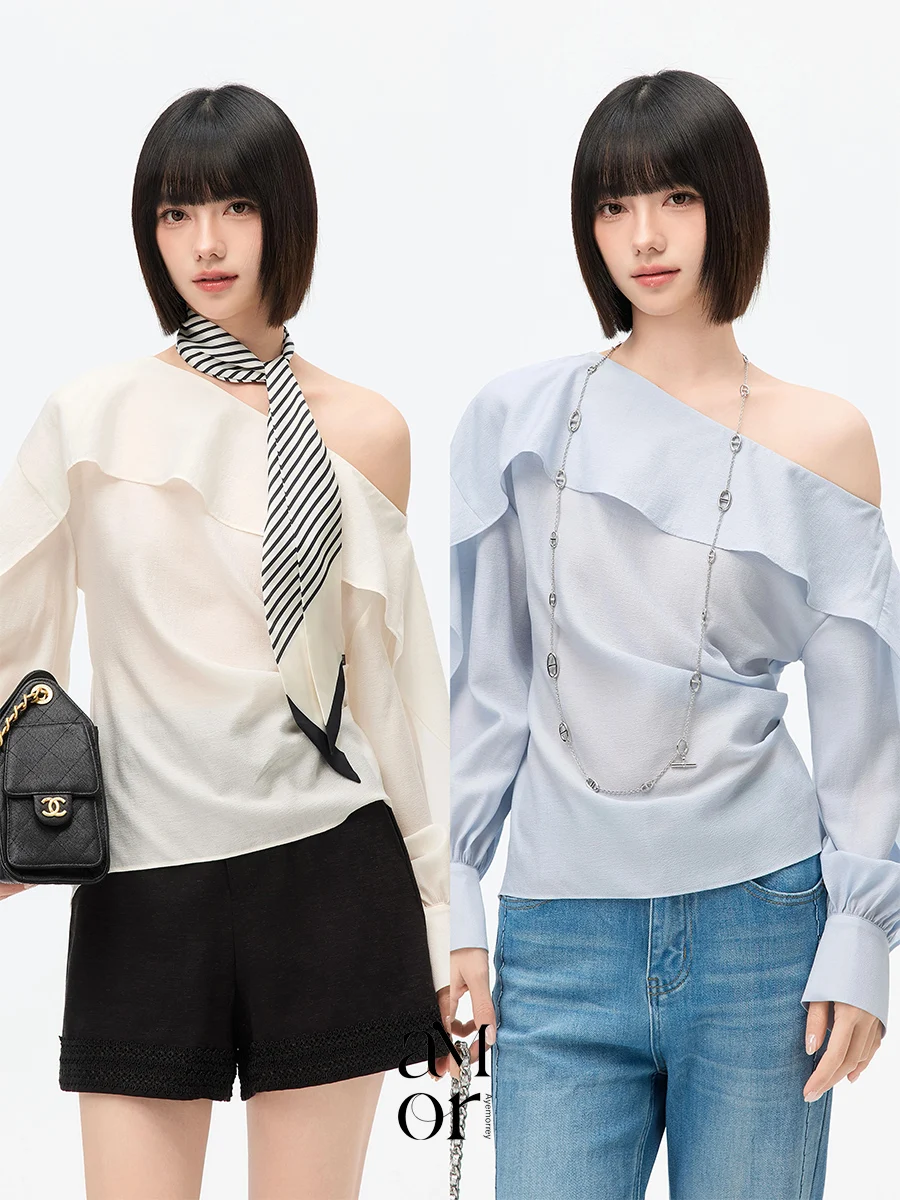 Romantic Drifting Comfortable Breathable Rayon Lace Slant oulder Top Ayemorrey Ele Waist Cinched Polyester Fiber
Romantic Drifting Comfortable Breathable Rayon Lace Slant oulder Top Ayemorrey Ele Waist Cinched Polyester Fiber