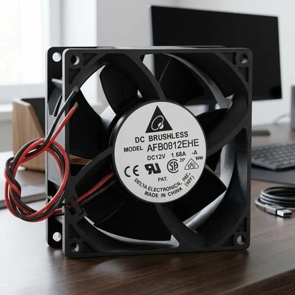 For Delta AFB0912EHE 9238 9CM 12V 1.68A 2-wire high air volume cooling fan
For Delta AFB0912EHE 9238 9CM 12V 1.68A 2-wire high air volume cooling fan