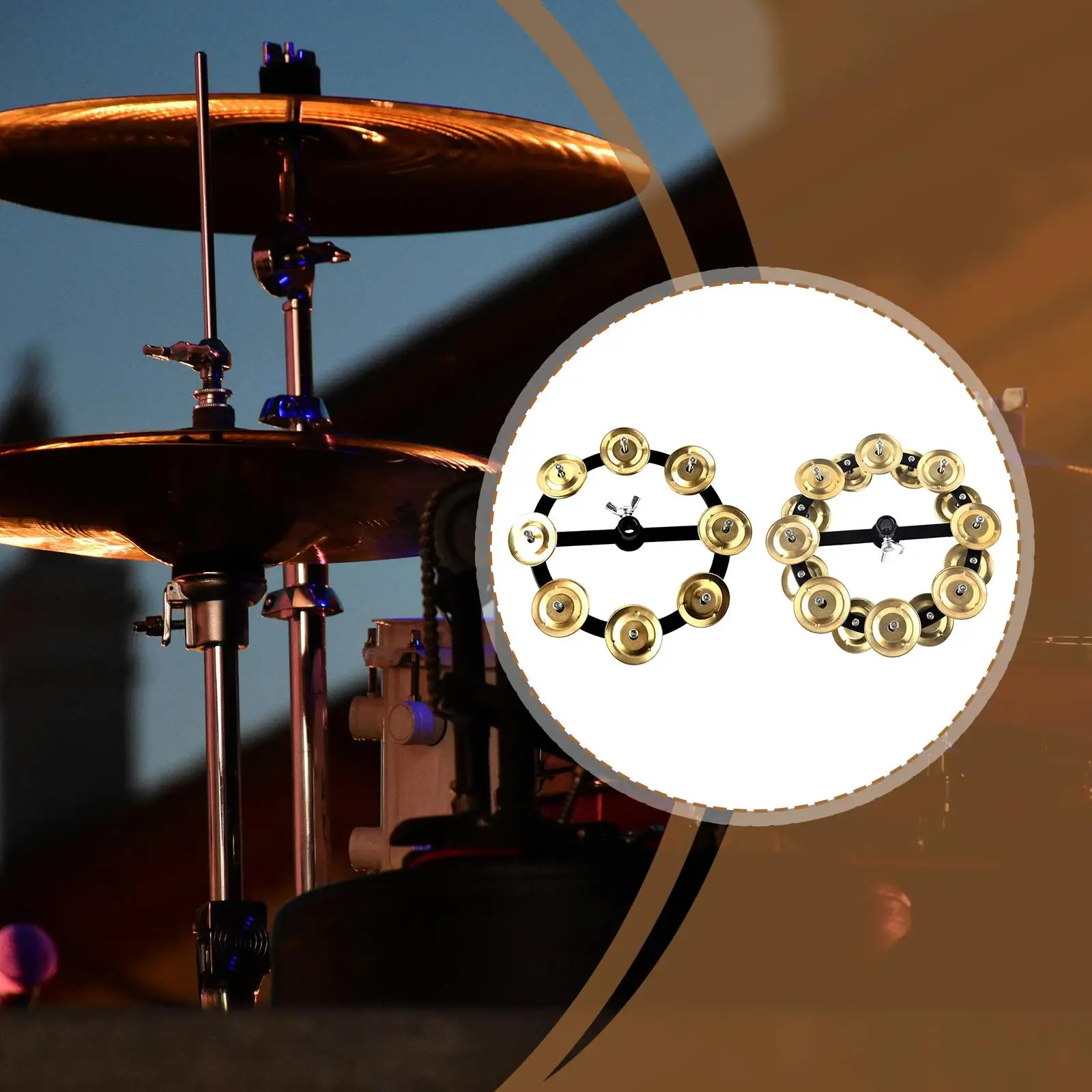 Hi Hat Tambourine 6.69inch Easy to Install Fittings Multiuse Mountable Bright Sound for Dance KTV Performance Live Stage
Hi Hat Tambourine 6.69inch Easy to Install Fittings Multiuse Mountable Bright Sound for Dance KTV Performance Live Stage