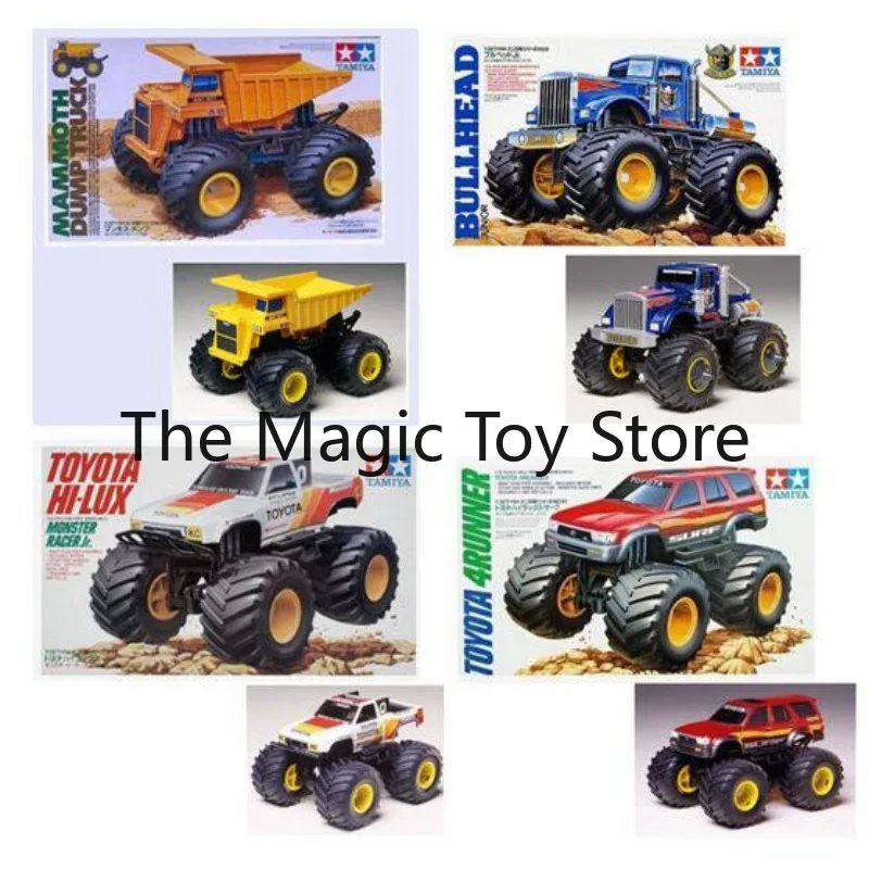 Original Tamiya 4WD Model Kit: Monster Truck, Bullhead Truck / Nissan Heavy-Duty Truck, Dump Truck Assembly Toy
Original Tamiya 4WD Model Kit: Monster Truck, Bullhead Truck / Nissan Heavy-Duty Truck, Dump Truck Assembly Toy