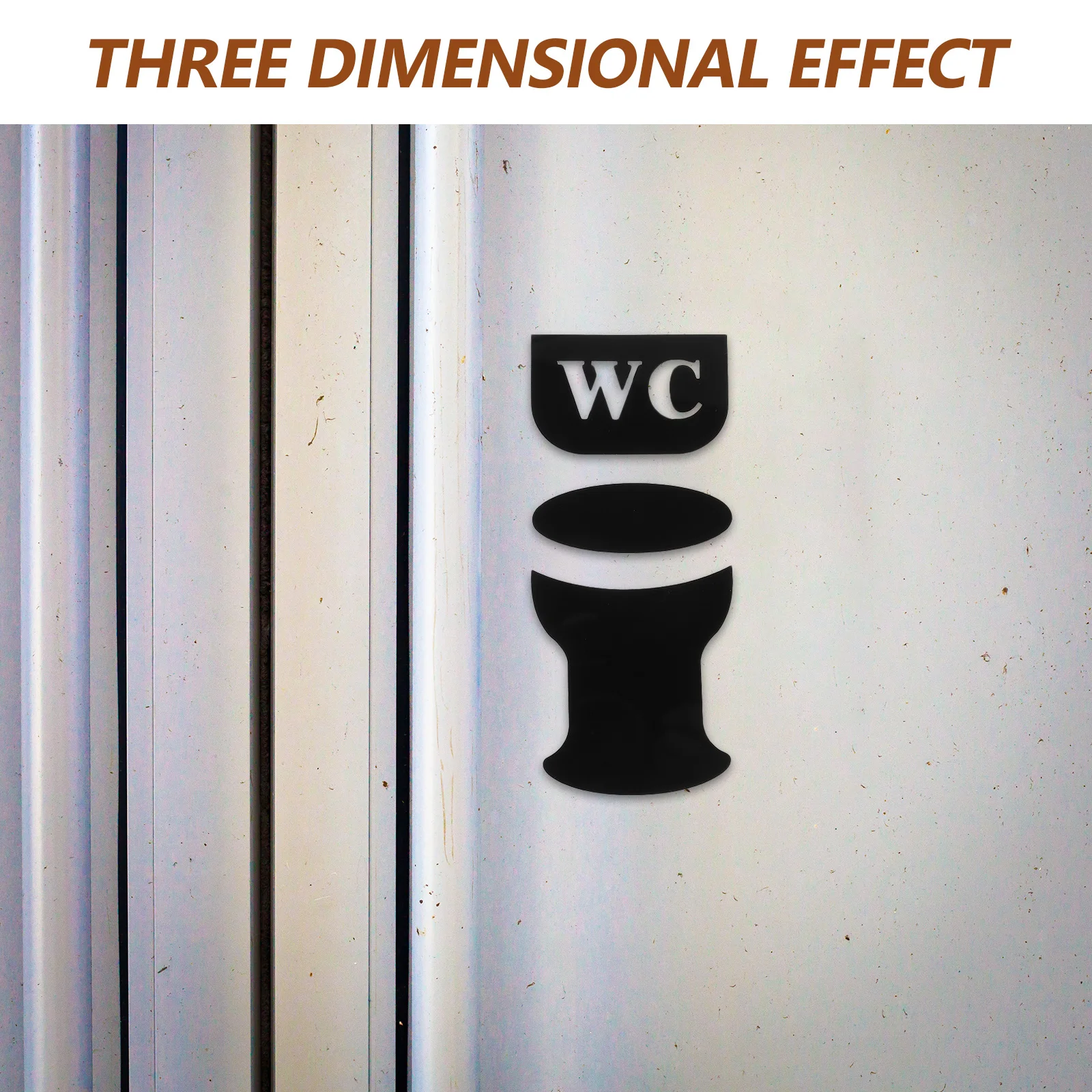 6Pcs 3D Wall Decal Bathroom Signs Modern Acrylic Restroom Labels Self Adhesive Toilet Door Sticker for Home Office Business
6Pcs 3D Wall Decal Bathroom Signs Modern Acrylic Restroom Labels Self Adhesive Toilet Door Sticker for Home Office Business