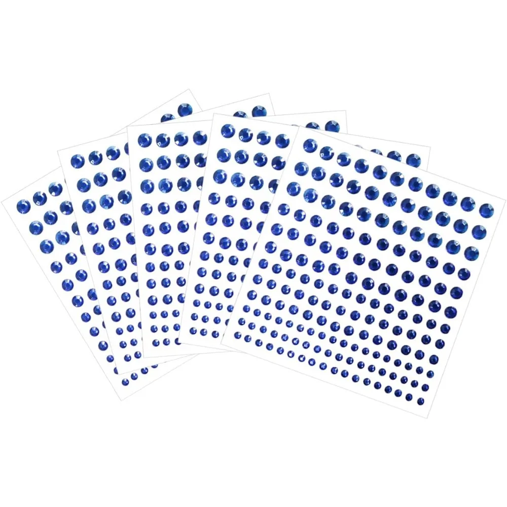 Self Adhesive Pearl Stickers and Rhinestone Gem Stickers for DIY Crafts, Flat Back Pearl Sheets in 4 Sizes, Adhesive Gems for Card Making Scrapbooking Decorations, Nail Art Designs, Beauty Makeup Embellishments, Blue
Self Adhesive Pearl Stickers and Rhinestone Gem Stickers for DIY Crafts, Flat Back Pearl Sheets in 4 Sizes, Adhesive Gems for Card Making Scrapbooking Decorations, Nail Art Designs, Beauty Makeup Embellishments, Blue