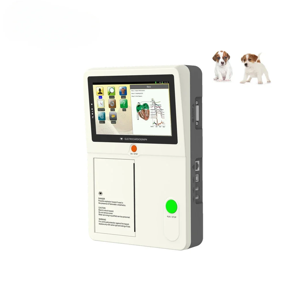 Animal Medical Equipment VET Machine color Veterinary Electrocardiograph device
Animal Medical Equipment VET Machine color Veterinary Electrocardiograph device
