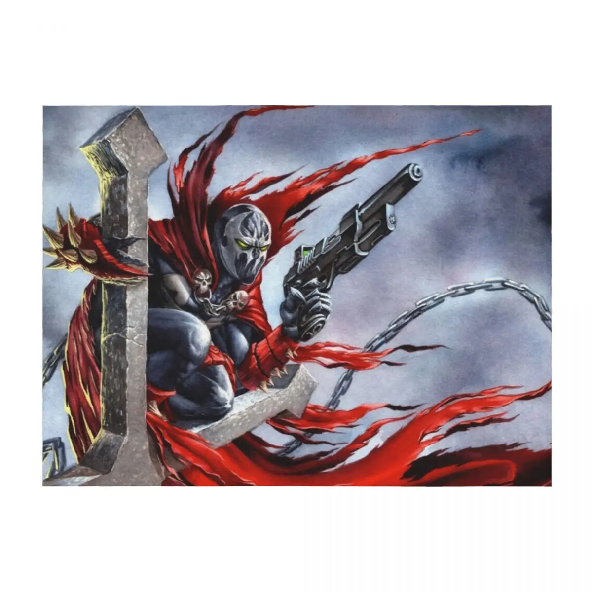 Спаун на кресте - Одеяло Spawn Fan Art для ребенка, декоративный диван, косплей, аниме, одеяла, одеяла 
Спаун на кресте - Одеяло Spawn Fan Art для ребенка, декоративный диван, косплей, аниме, одеяла, одеяла