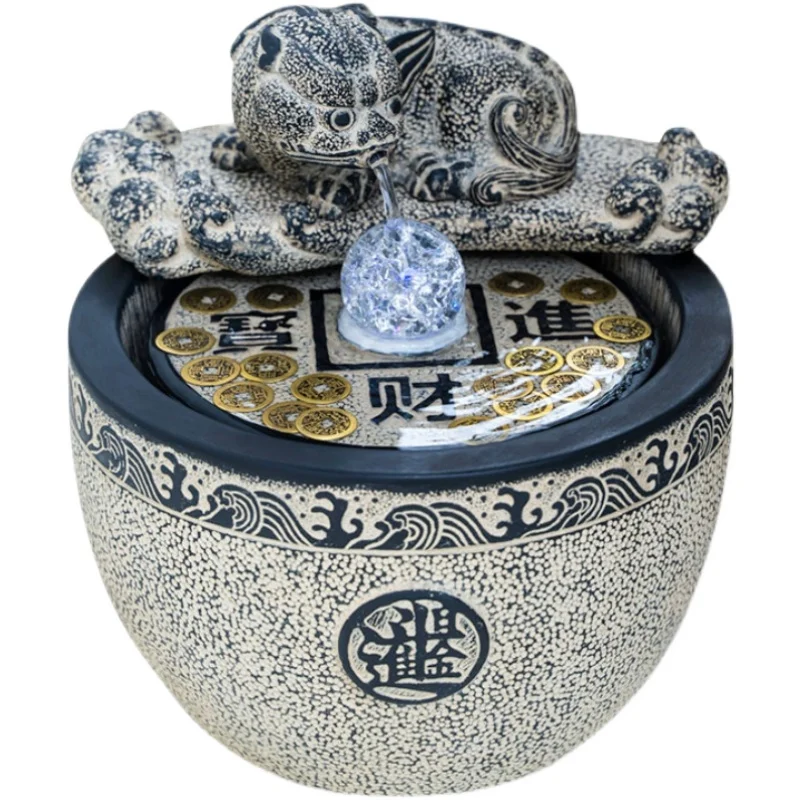 Flowing Water Lucky Decoration Circulating Water Landscape New Chinese Style Office Desk Surface Panel Fengshui Ball
Flowing Water Lucky Decoration Circulating Water Landscape New Chinese Style Office Desk Surface Panel Fengshui Ball