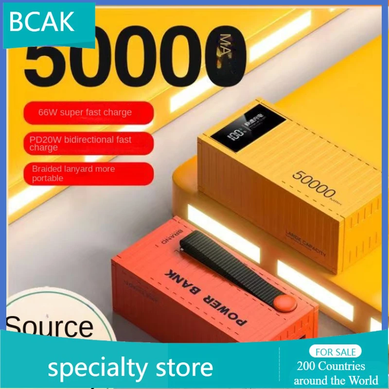 BCAK Универсальный Power Bank 10000 мАч 20000 мАч 50000 мАч Оптовая продажа 66 Вт Портативный универсальный Power Bank Быстрая зарядка Мобильные телефоны Mo
BCAK Универсальный Power Bank 10000 мАч 20000 мАч 50000 мАч Оптовая продажа 66 Вт Портативный универсальный Power Bank Быстрая зарядка Мобильные телефоны Mo