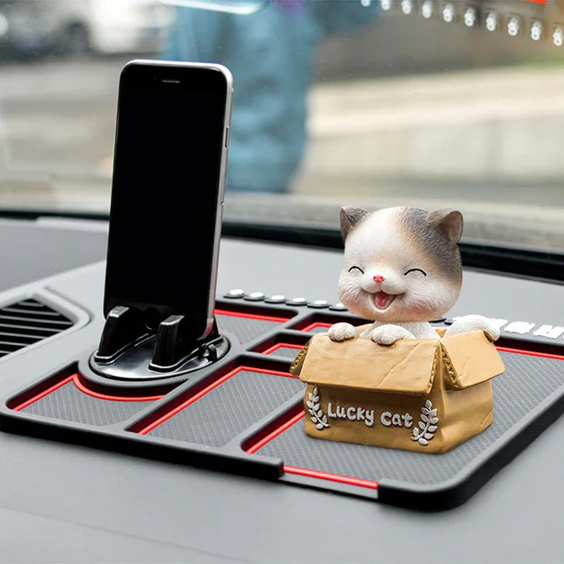 New Car Anti-Slip Mat Silicone Dashboard Sticky Phone Holder Mat Auto Non-Slip Phone Pad w Phone Holder Function Car Interior
New Car Anti-Slip Mat Silicone Dashboard Sticky Phone Holder Mat Auto Non-Slip Phone Pad w Phone Holder Function Car Interior