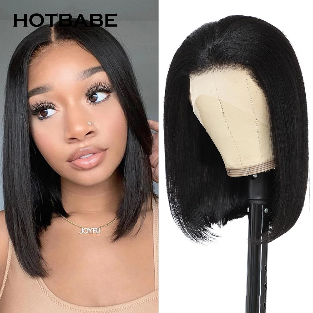 Short Bob Wig Glueless Wig Human Hair Ready To Wear Straight Bob Lace Front Wig Wear And Go Preplucked Lace Closure Wig HOTBABE
Short Bob Wig Glueless Wig Human Hair Ready To Wear Straight Bob Lace Front Wig Wear And Go Preplucked Lace Closure Wig HOTBABE