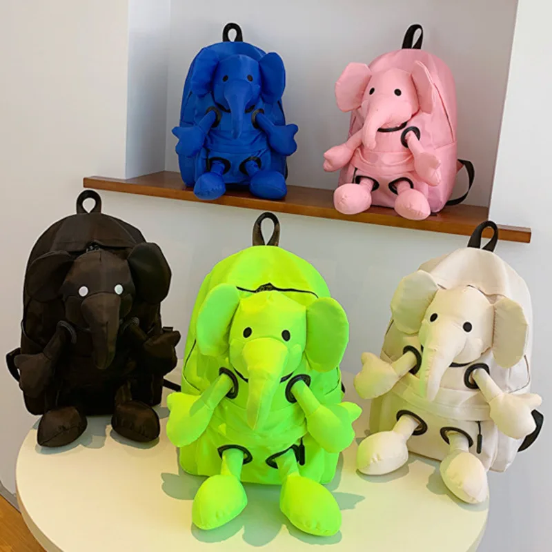 Elephant Rabbit Doll Backpack Women 2024 Spring Cartoon New Trendy Large Capacity Waterproof Student Backpack Unisex Travel Bag
Elephant Rabbit Doll Backpack Women 2024 Spring Cartoon New Trendy Large Capacity Waterproof Student Backpack Unisex Travel Bag