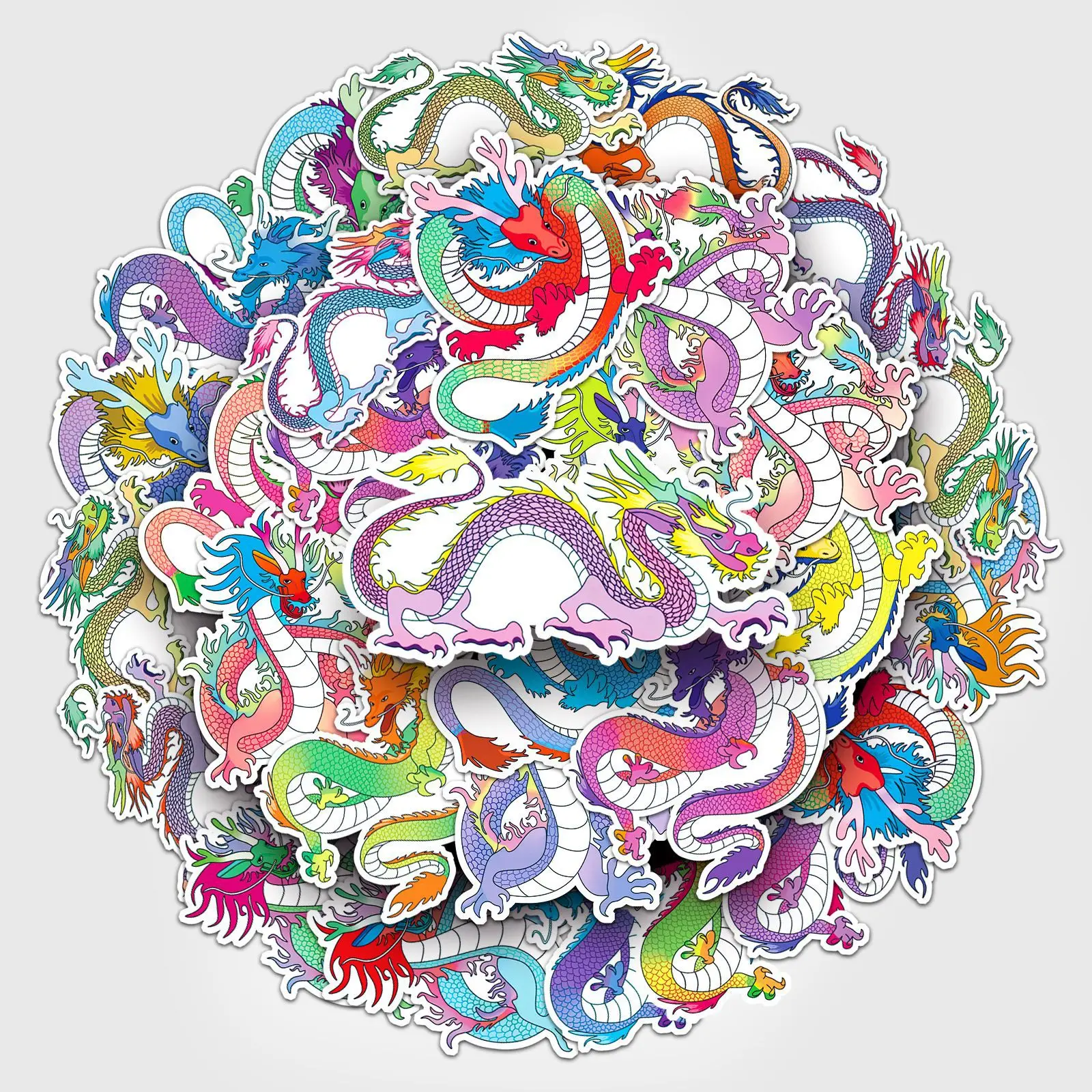 50 pieces of Chinese Loong graffiti personalized original hand-painted Chinese style decorative mobile phone case case sticker waterproof
50 pieces of Chinese Loong graffiti personalized original hand-painted Chinese style decorative mobile phone case case sticker waterproof