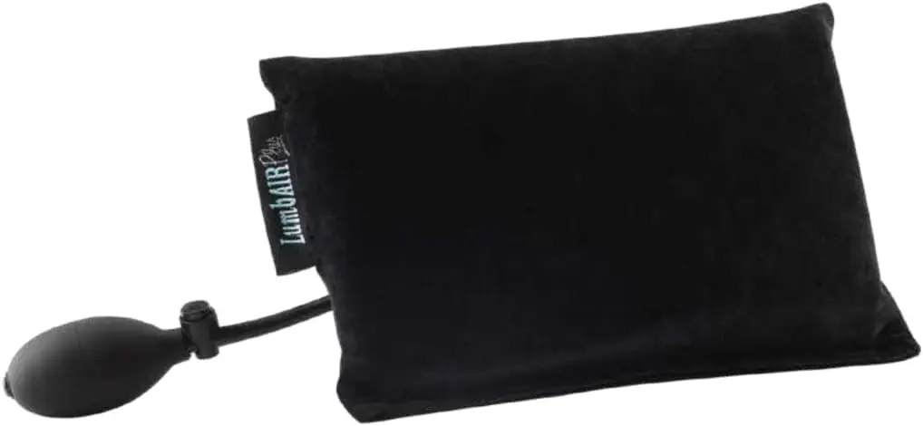 Portable Inflatable Lumbar Support Cushion with Adjustable Air System for Customized Comfort, Black
Portable Inflatable Lumbar Support Cushion with Adjustable Air System for Customized Comfort, Black