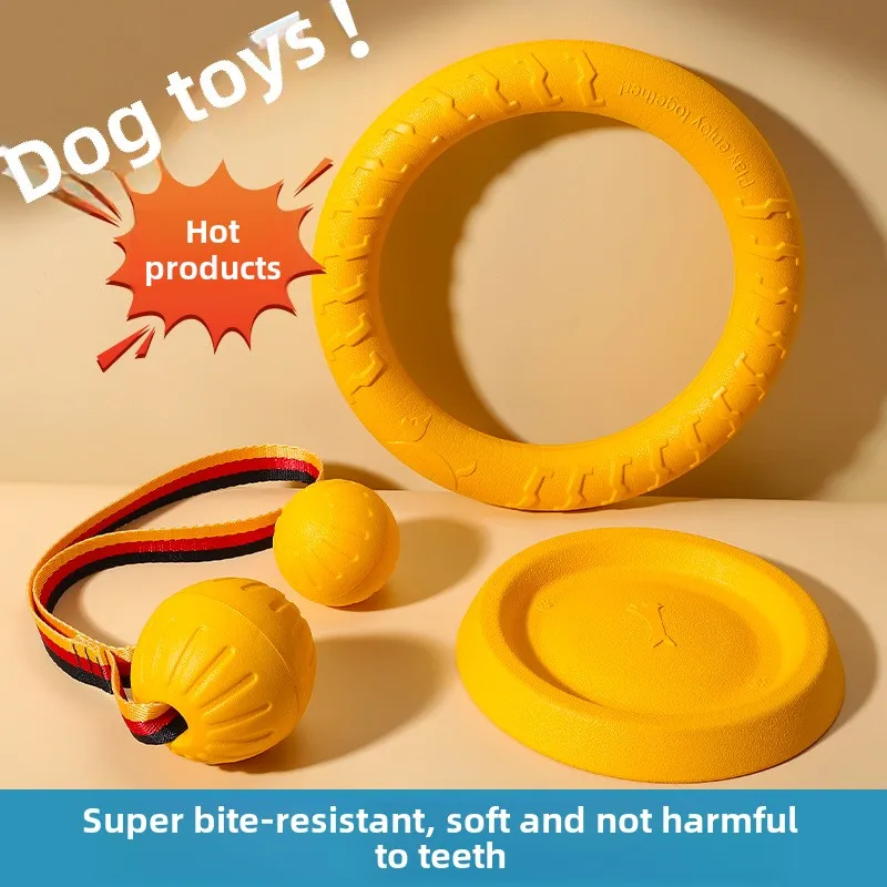 Interactive Dog Toy Ball & Ring Frisbee, Fun Fetch Play for Small Medium Large Dogs, Durable & Safe
Interactive Dog Toy Ball & Ring Frisbee, Fun Fetch Play for Small Medium Large Dogs, Durable & Safe