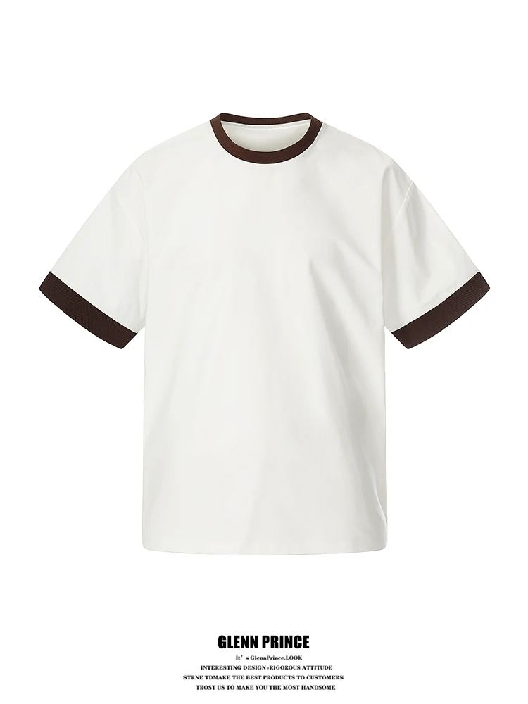 Casual American Style Spliced Color Block Short Sleeve T-Shirt Men's Summer Oversize Couple's Base Shirt Breathable Cotton Po...
Casual American Style Spliced Color Block Short Sleeve T-Shirt Men's Summer Oversize Couple's Base Shirt Breathable Cotton Po...