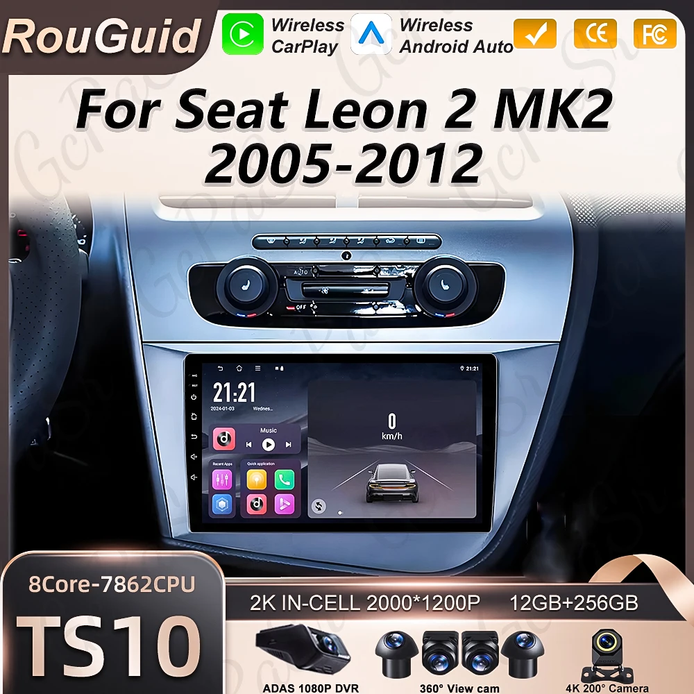 Автомагнитола Android 16 для Seat Leon 2 MK2 2005-2012 с Carplay, Auto, мультимедийным плеером, стереосистемой, Bluetooth, интеллектуальными системами, 5G Wi-Fi и экраном
Автомагнитола Android 16 для Seat Leon 2 MK2 2005-2012 с Carplay, Auto, мультимедийным плеером, стереосистемой, Bluetooth, интеллектуальными системами, 5G Wi-Fi и экраном