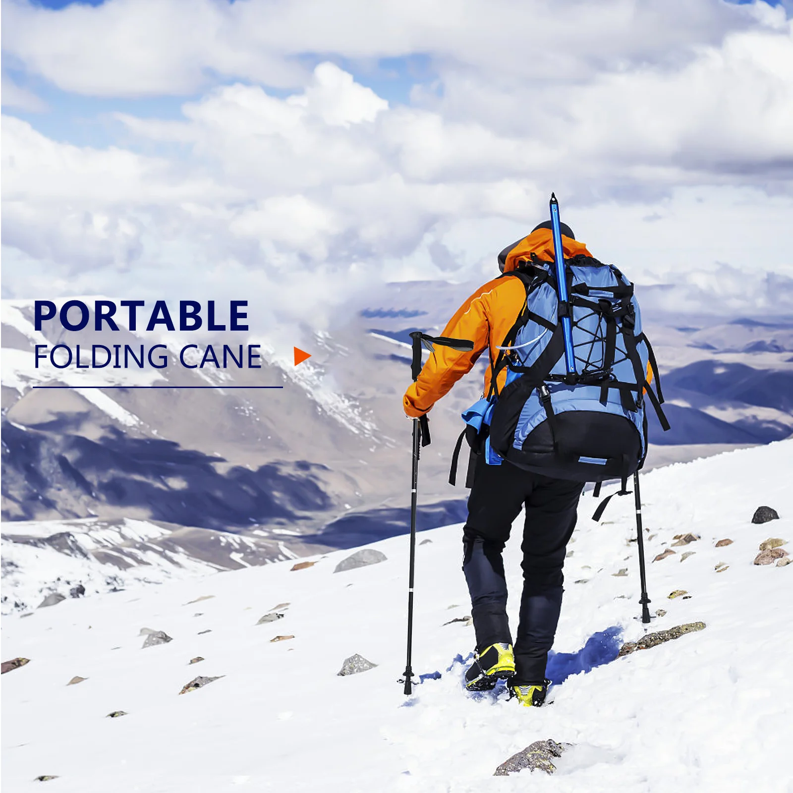 1pc 5-Section Folding Trekking Pole Aluminium Alloy Hiking Alpenstock Adjustable Lightweight Ergonomic Outdoor Portable For
1pc 5-Section Folding Trekking Pole Aluminium Alloy Hiking Alpenstock Adjustable Lightweight Ergonomic Outdoor Portable For