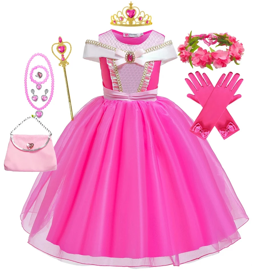 Sleep Beauty Girl Costume Aurora Belle Princess Dress Children Fancy Kids Cosplay Luxury Costume Halloween Xmas Clothes
Sleep Beauty Girl Costume Aurora Belle Princess Dress Children Fancy Kids Cosplay Luxury Costume Halloween Xmas Clothes