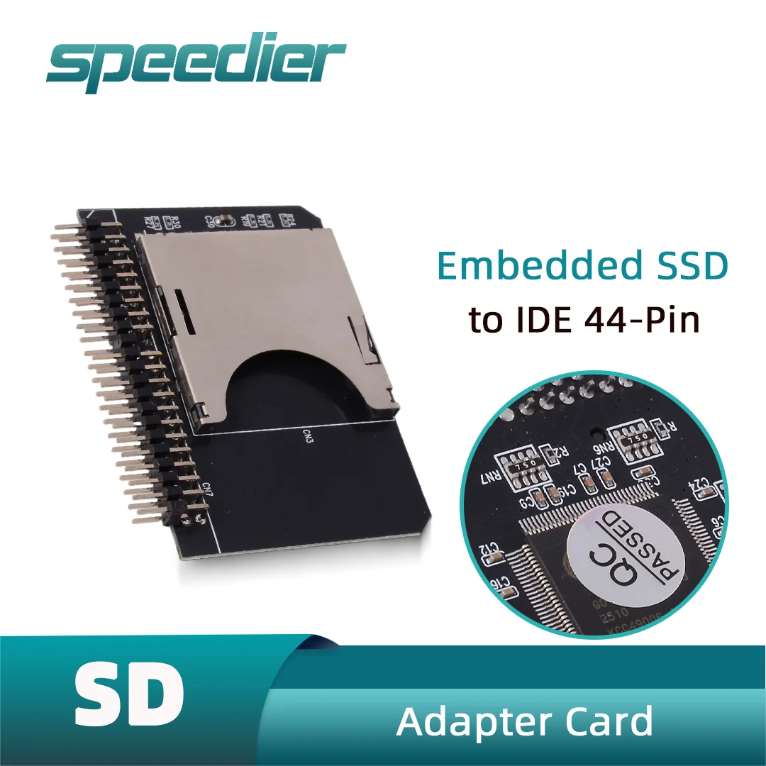 SD To 2.5-pin IDE 44Pin Industrial Mobile SSD Embedded Storage Adapter Card / SD To IDE 40pin TF To 3.5-inch IDE TF 44Pin memory
SD To 2.5-pin IDE 44Pin Industrial Mobile SSD Embedded Storage Adapter Card / SD To IDE 40pin TF To 3.5-inch IDE TF 44Pin memory