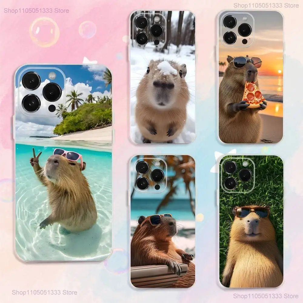 Kapibala Animals Transparent Soft Cover Phone Case For iPhone 17,16,15,14,13,12,11 Pro,Max,Plus,X,XS,XR,SE4,E Mini
Kapibala Animals Transparent Soft Cover Phone Case For iPhone 17,16,15,14,13,12,11 Pro,Max,Plus,X,XS,XR,SE4,E Mini