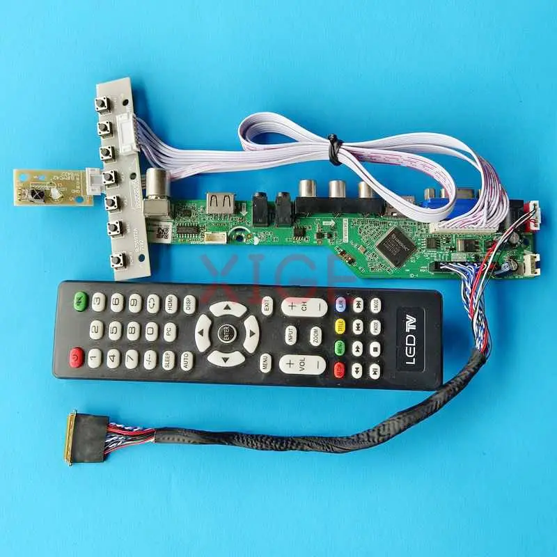 For B116XW02 V0 B116XW03 V0/V1/V2 Analog TV 11.6" 40-Pin LVDS 1366x768 Laptop Screen HDMI+VGA+AV+USB Driver Controller Board Kit
For B116XW02 V0 B116XW03 V0/V1/V2 Analog TV 11.6" 40-Pin LVDS 1366x768 Laptop Screen HDMI+VGA+AV+USB Driver Controller Board Kit