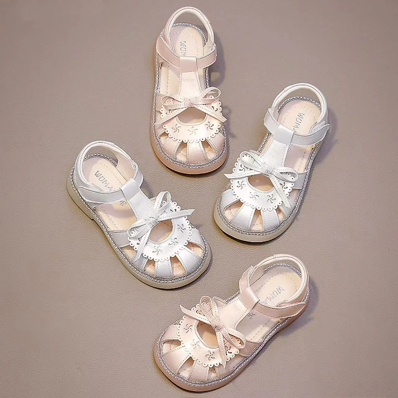 Kids'Casual Sandals Toddler PU Leather Spring Bow Fashion Outdoor Shies For Shoes Breathable Anti-slip Pink White Size 23-34
Kids'Casual Sandals Toddler PU Leather Spring Bow Fashion Outdoor Shies For Shoes Breathable Anti-slip Pink White Size 23-34