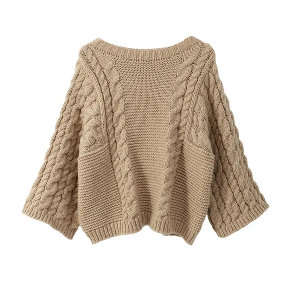 Women Pullover Cozy Twist Texture Knit Women's Sweater Round Neck Long Sleeve Solid Color Pullover Top for Loose Fit Comfort
Women Pullover Cozy Twist Texture Knit Women's Sweater Round Neck Long Sleeve Solid Color Pullover Top for Loose Fit Comfort