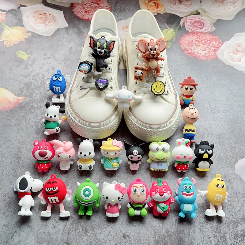 1 шт., подвески для шнурков для кроссовок, декоративная 3D фигурка Sanrio Kuromi Cinamonroll, шнурки, очаровательные аксессуары, рождественские подарки
1 шт., подвески для шнурков для кроссовок, декоративная 3D фигурка Sanrio Kuromi Cinamonroll, шнурки, очаровательные аксессуары, рождественские подарки