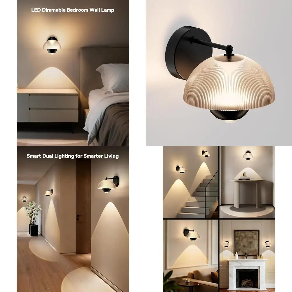 Mid Century Modern Dimmable Wall Sconce with Flower Bud Shade, 10W 3000K Dual-LED for Living Spaces
Mid Century Modern Dimmable Wall Sconce with Flower Bud Shade, 10W 3000K Dual-LED for Living Spaces