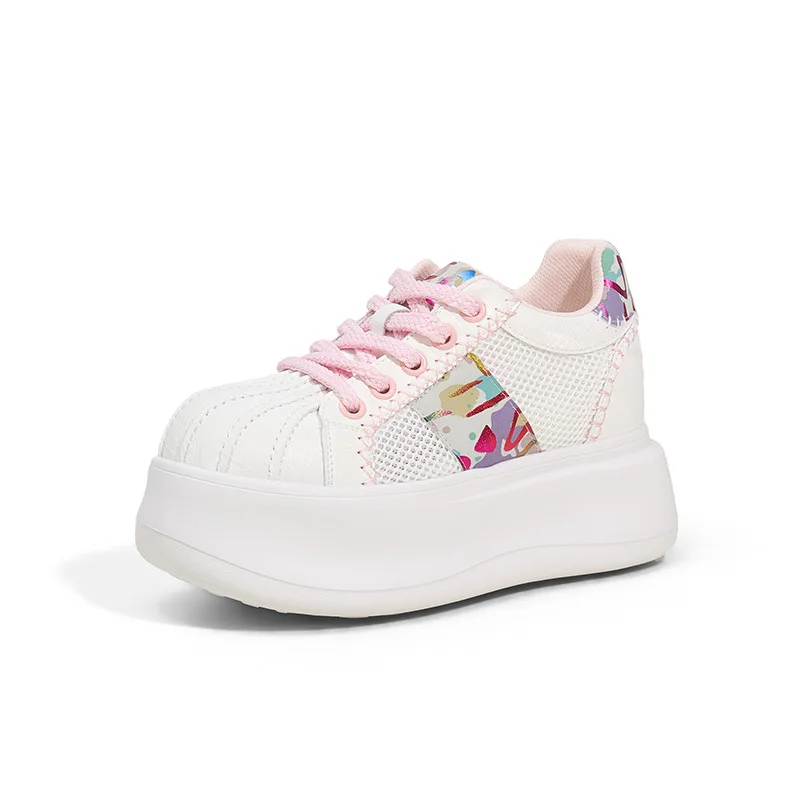 9CM Women Summer Breathable Sneakers New 2026 Comfortable Casual Sports Shoes Ladies High Platform White Shoes Zapatos De Mujer
9CM Women Summer Breathable Sneakers New 2026 Comfortable Casual Sports Shoes Ladies High Platform White Shoes Zapatos De Mujer