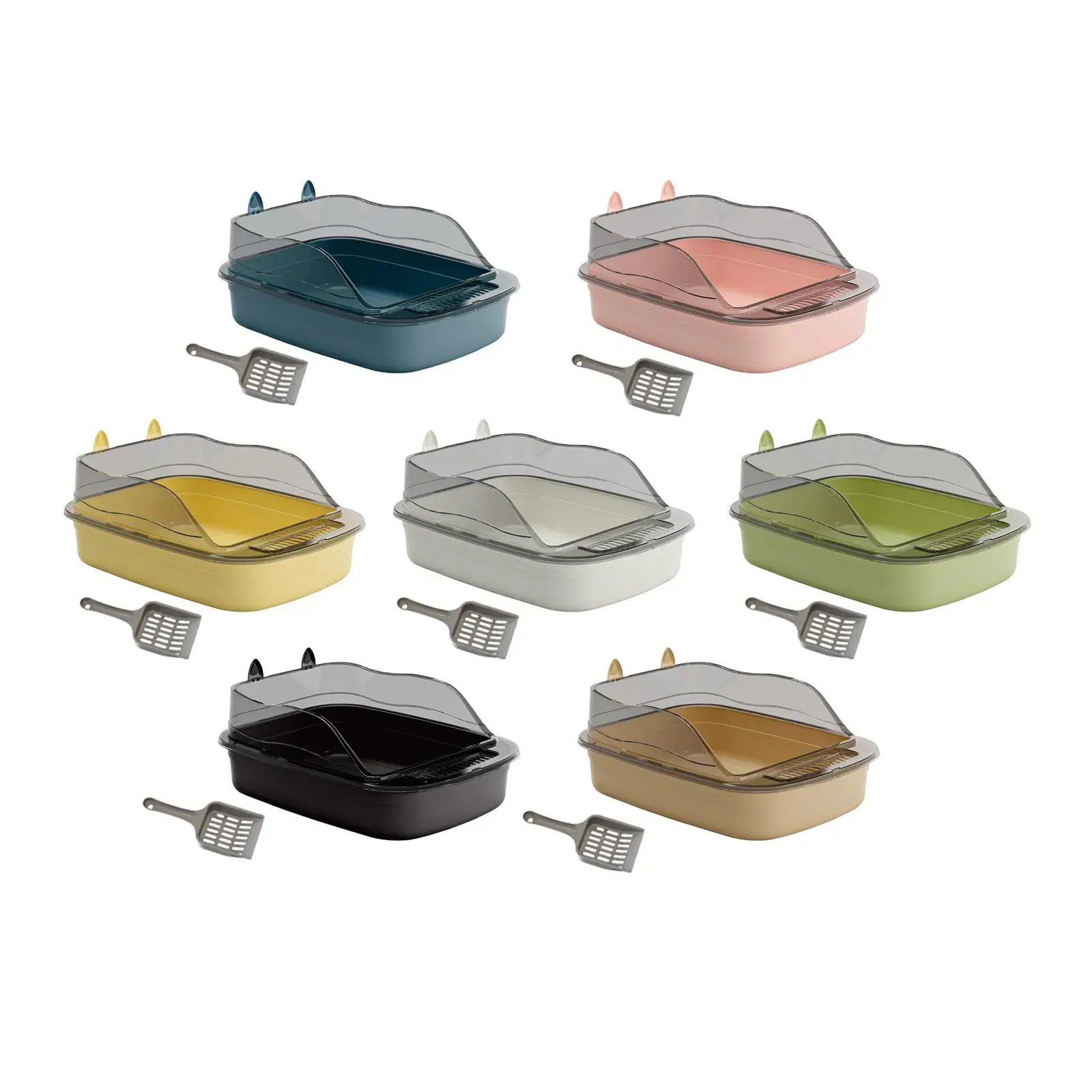 Large Open Cats Litter Box Kitten Toilet Cat Litter Basin Splashproof 50x34x18cm Cat Litter Container Cat Litter Tray
Large Open Cats Litter Box Kitten Toilet Cat Litter Basin Splashproof 50x34x18cm Cat Litter Container Cat Litter Tray