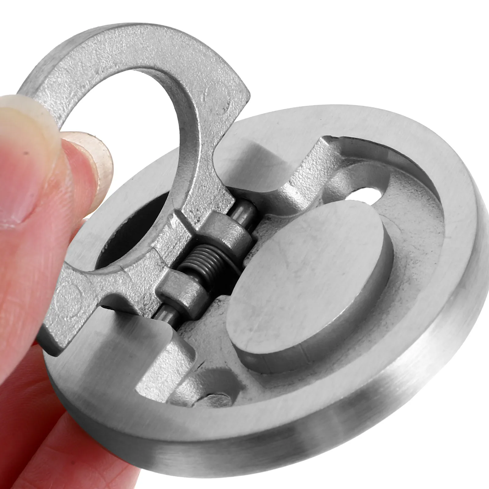 Round Pull-up Handle 51x16mm Stainless Steel Cabinet Door Hardware Flush Mount Lift Handle Recessed Pull Boat Hatch
Round Pull-up Handle 51x16mm Stainless Steel Cabinet Door Hardware Flush Mount Lift Handle Recessed Pull Boat Hatch