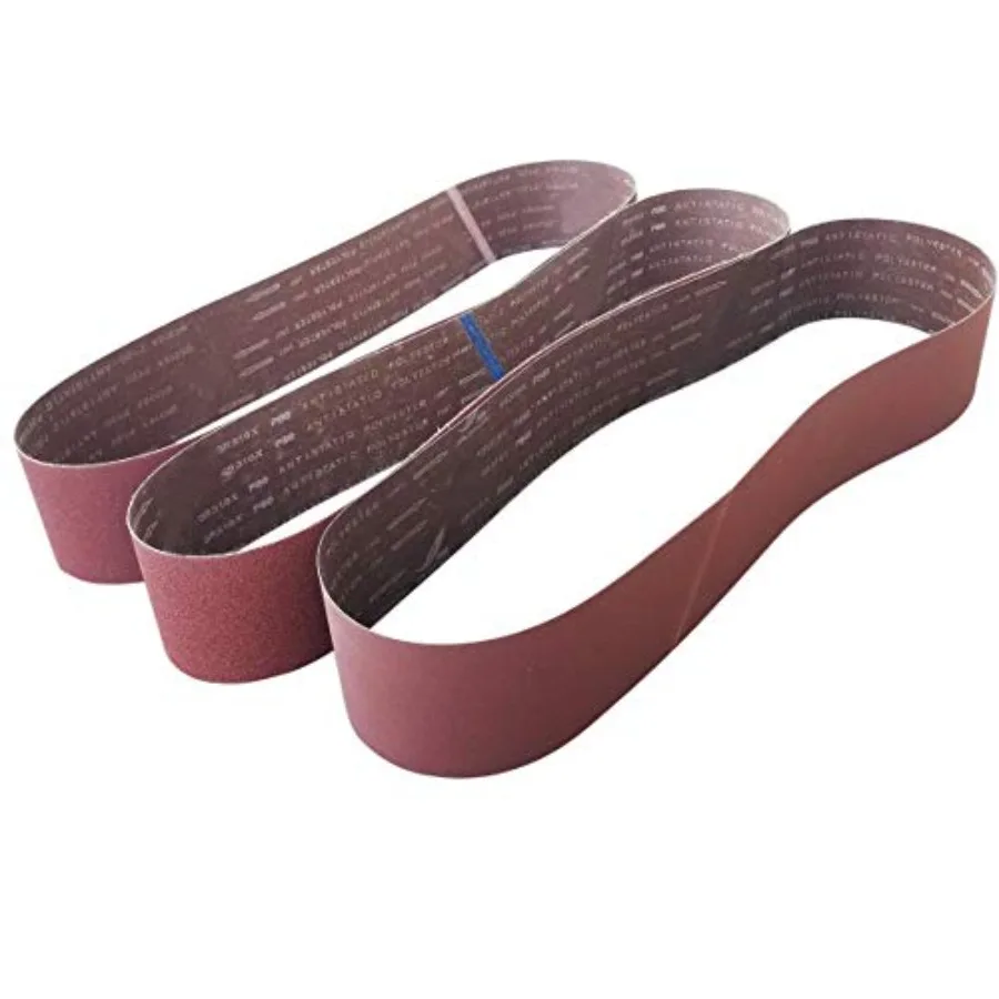 3 Pack 6 x 89 Inch Abrasive Sanding Belts - 80 120 and 240 Grit Aluminum Oxide Sanding Belts For Belt Sander 6'' x 89''
3 Pack 6 x 89 Inch Abrasive Sanding Belts - 80 120 and 240 Grit Aluminum Oxide Sanding Belts For Belt Sander 6'' x 89''