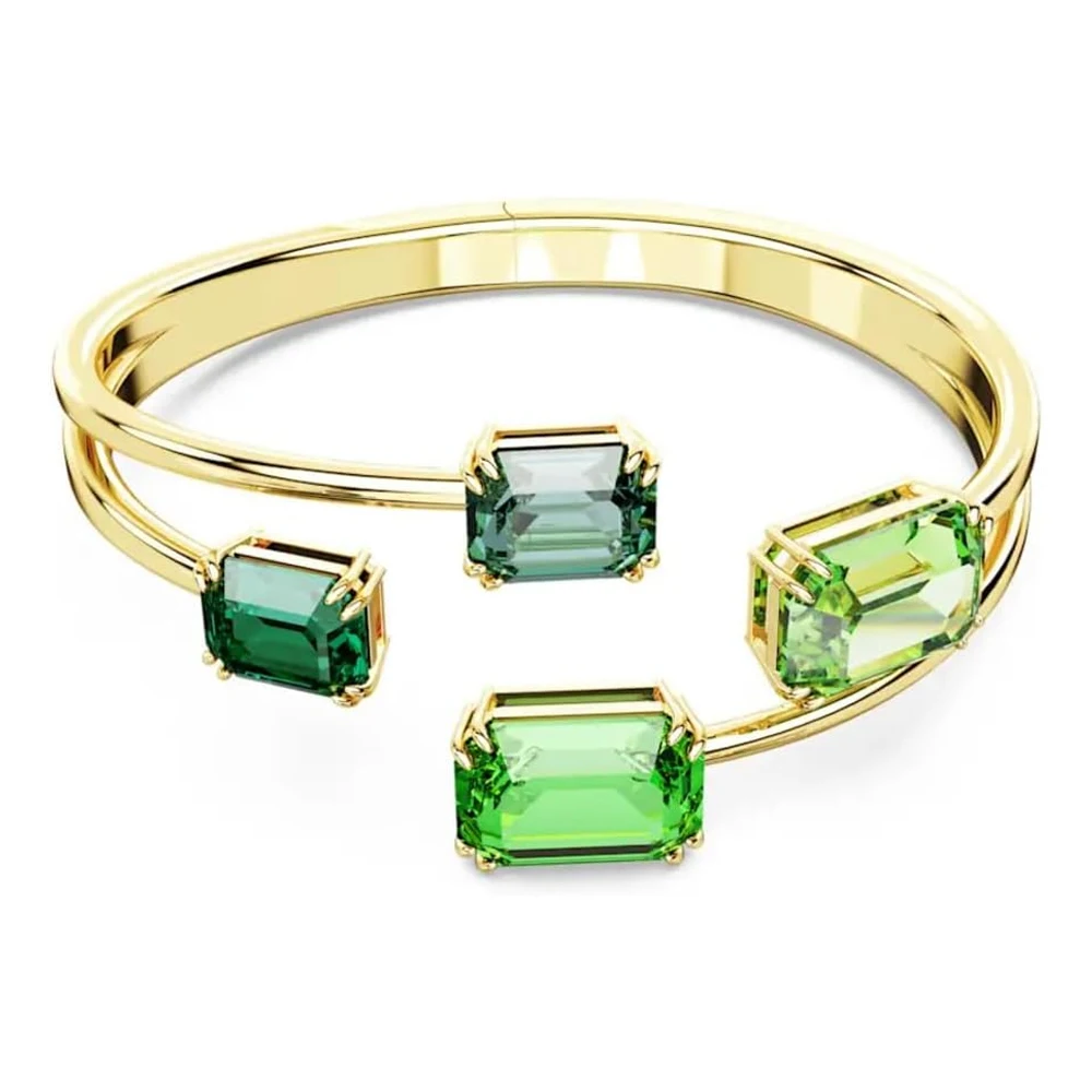 Multi-Stone Emerald-Cut Crystal Statement Cuff
Multi-Stone Emerald-Cut Crystal Statement Cuff