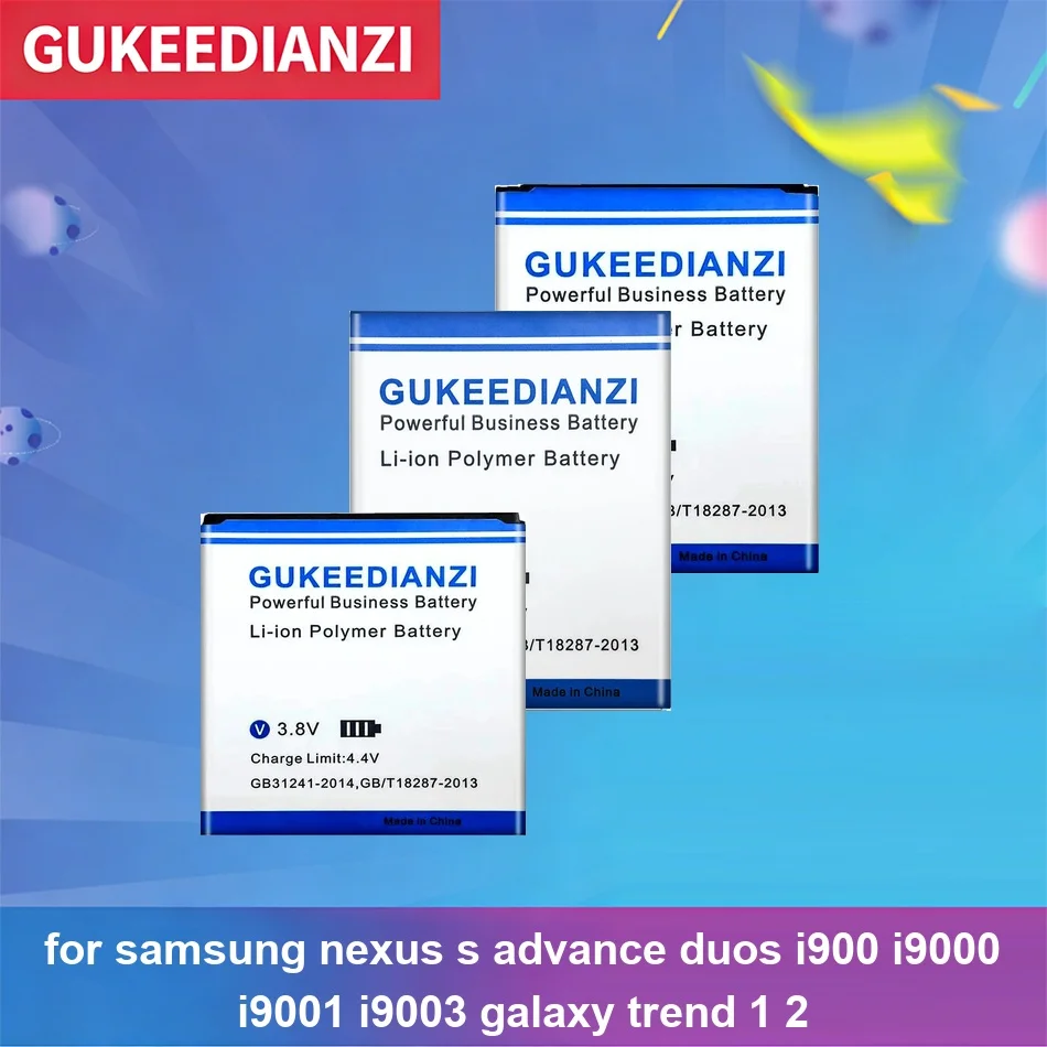 Battery EB425161LU EB575152VU EB575152LU AB653850CA For Samsung Nexus s Advance Duos I900 I9000 I9001 I9003 For Galaxy Trend 1 2
Battery EB425161LU EB575152VU EB575152LU AB653850CA For Samsung Nexus s Advance Duos I900 I9000 I9001 I9003 For Galaxy Trend 1 2