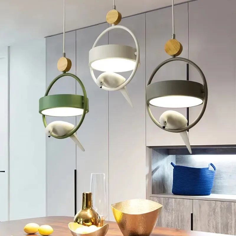 Wooden Bird Pendant Light Modern LED Chandelier for Kitchen & Dining Room Creative Drop Hanging Lamp Home Decor Lighting
Wooden Bird Pendant Light Modern LED Chandelier for Kitchen & Dining Room Creative Drop Hanging Lamp Home Decor Lighting