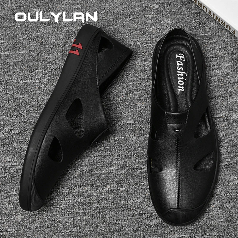 Men's Soft Cowhide 2024 Summer Men Sandals Breathable Non-slip Rubber Sole Casual Shoes Outdoor Beach Shoes
Men's Soft Cowhide 2024 Summer Men Sandals Breathable Non-slip Rubber Sole Casual Shoes Outdoor Beach Shoes