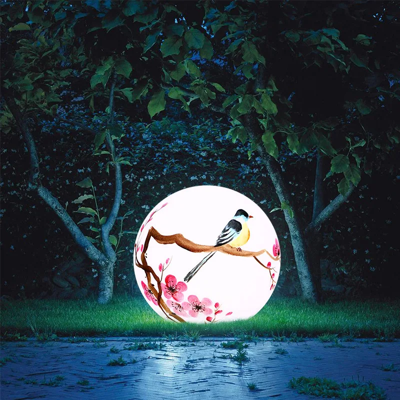Outdoor painted luminous ball colorful remote control waterproof colored ball light
Outdoor painted luminous ball colorful remote control waterproof colored ball light