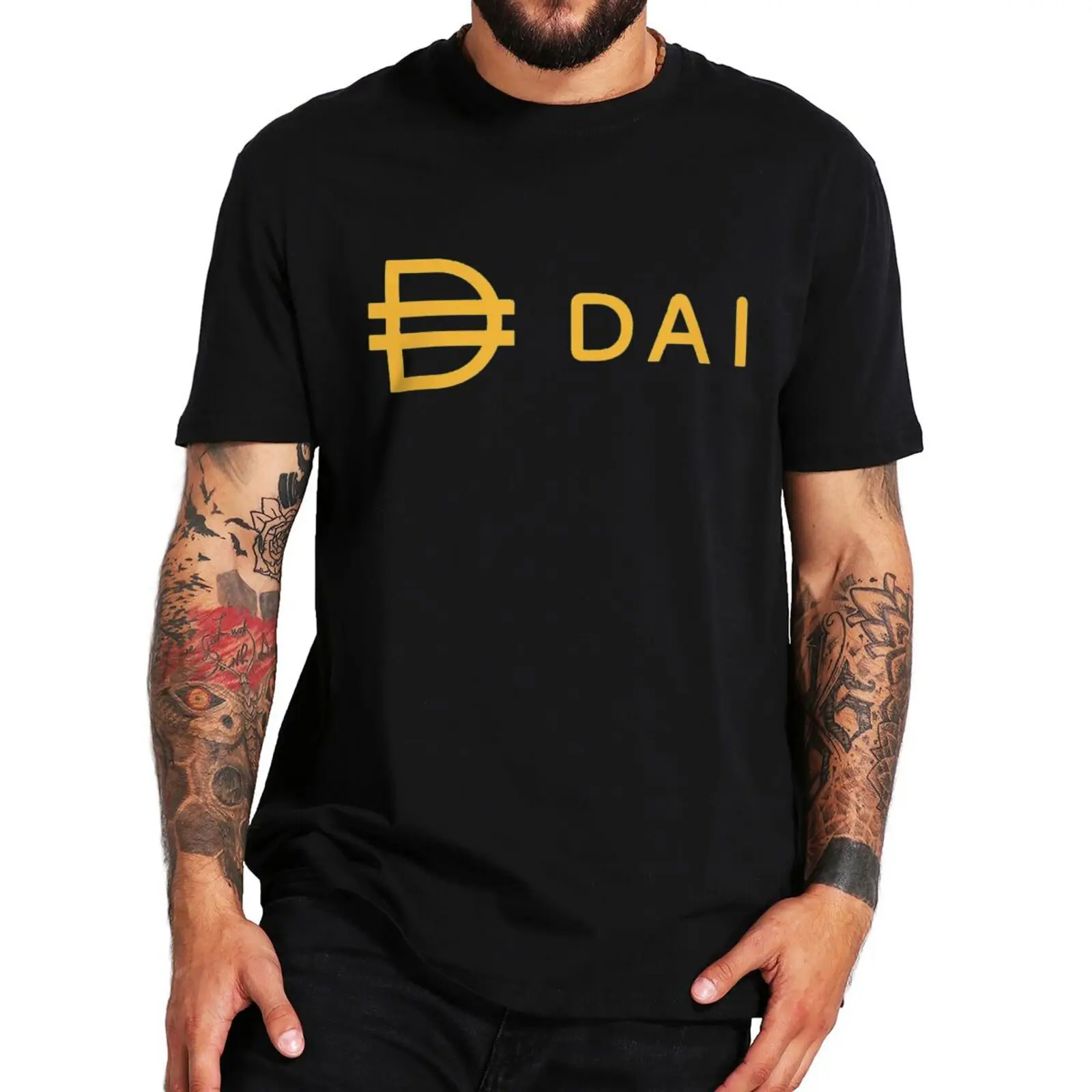 Dai Crypto T Shirt Decentralized Currency Classic Men's Tshirt 100% Cotton Basic Homme Camiseta Gift For Investors TradersF
Dai Crypto T Shirt Decentralized Currency Classic Men's Tshirt 100% Cotton Basic Homme Camiseta Gift For Investors TradersF