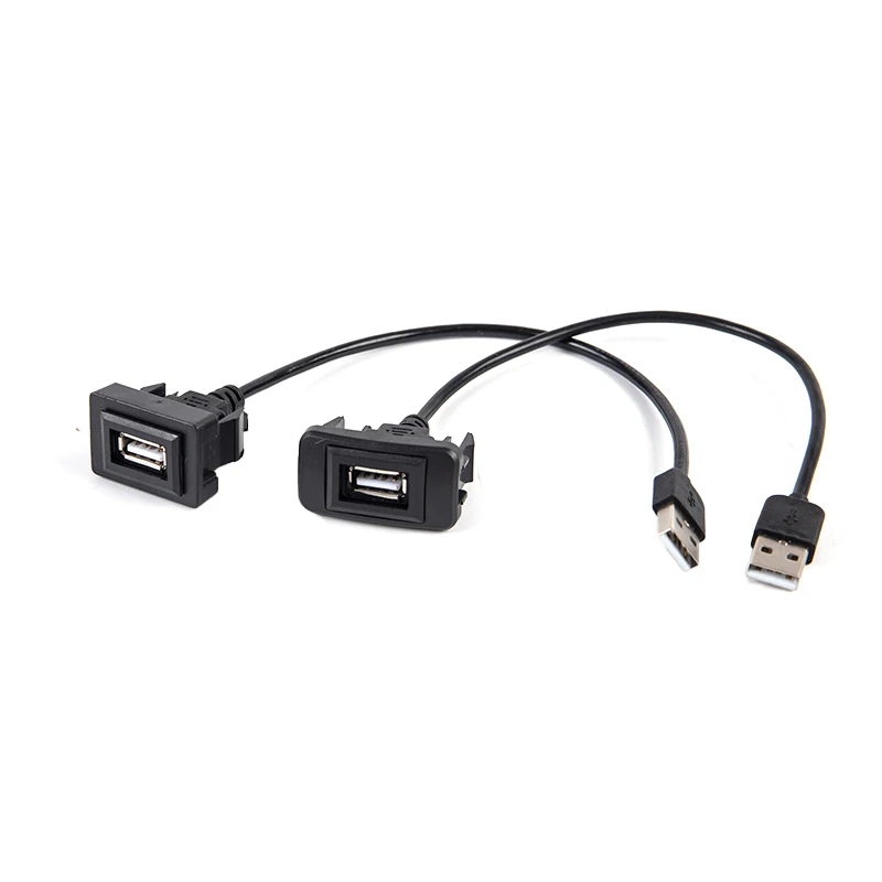 1PC Car Dashboard Flush Mount USB 2.0 Port Panel Male to Female Extension Cable Adapter for Vigo RAV4
1PC Car Dashboard Flush Mount USB 2.0 Port Panel Male to Female Extension Cable Adapter for Vigo RAV4