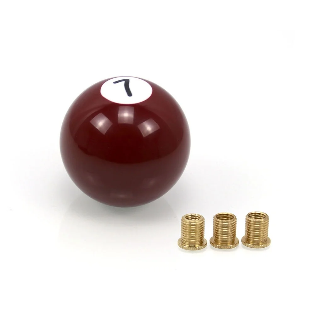 Round Billiard Ball Shift Knob 55mm #7 Red Gear Shift Knob Acrylic Manual Shifter Stick-Shifter Knobs
Round Billiard Ball Shift Knob 55mm #7 Red Gear Shift Knob Acrylic Manual Shifter Stick-Shifter Knobs