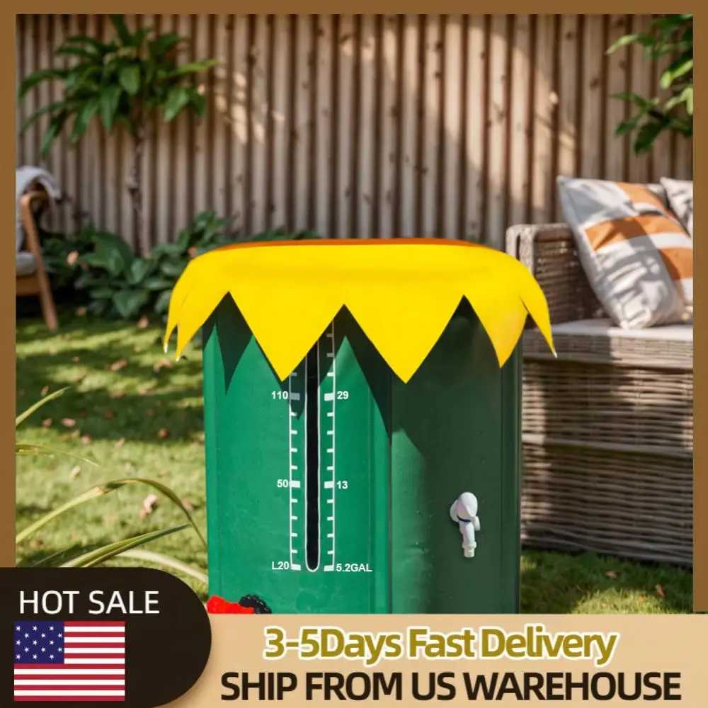 52 Gallon Water Storage Tank Collapsible PVC Water Barrel Collector with Three Spigots Garden Water Catcher
52 Gallon Water Storage Tank Collapsible PVC Water Barrel Collector with Three Spigots Garden Water Catcher