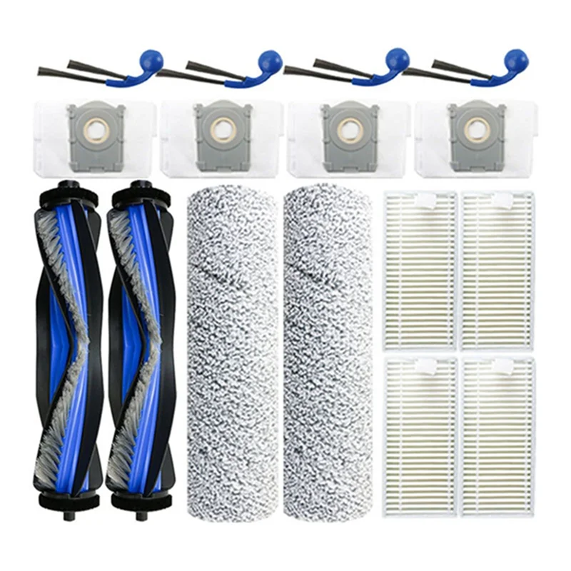 Аксессуары для робота-пылесоса A50F для Ecovacs DEEBOT T80 Omni T80 PRO OMNI: основная и боковые щетки, HEPA-фильтр, сменные салфетки.
Аксессуары для робота-пылесоса A50F для Ecovacs DEEBOT T80 Omni T80 PRO OMNI: основная и боковые щетки, HEPA-фильтр, сменные салфетки.
