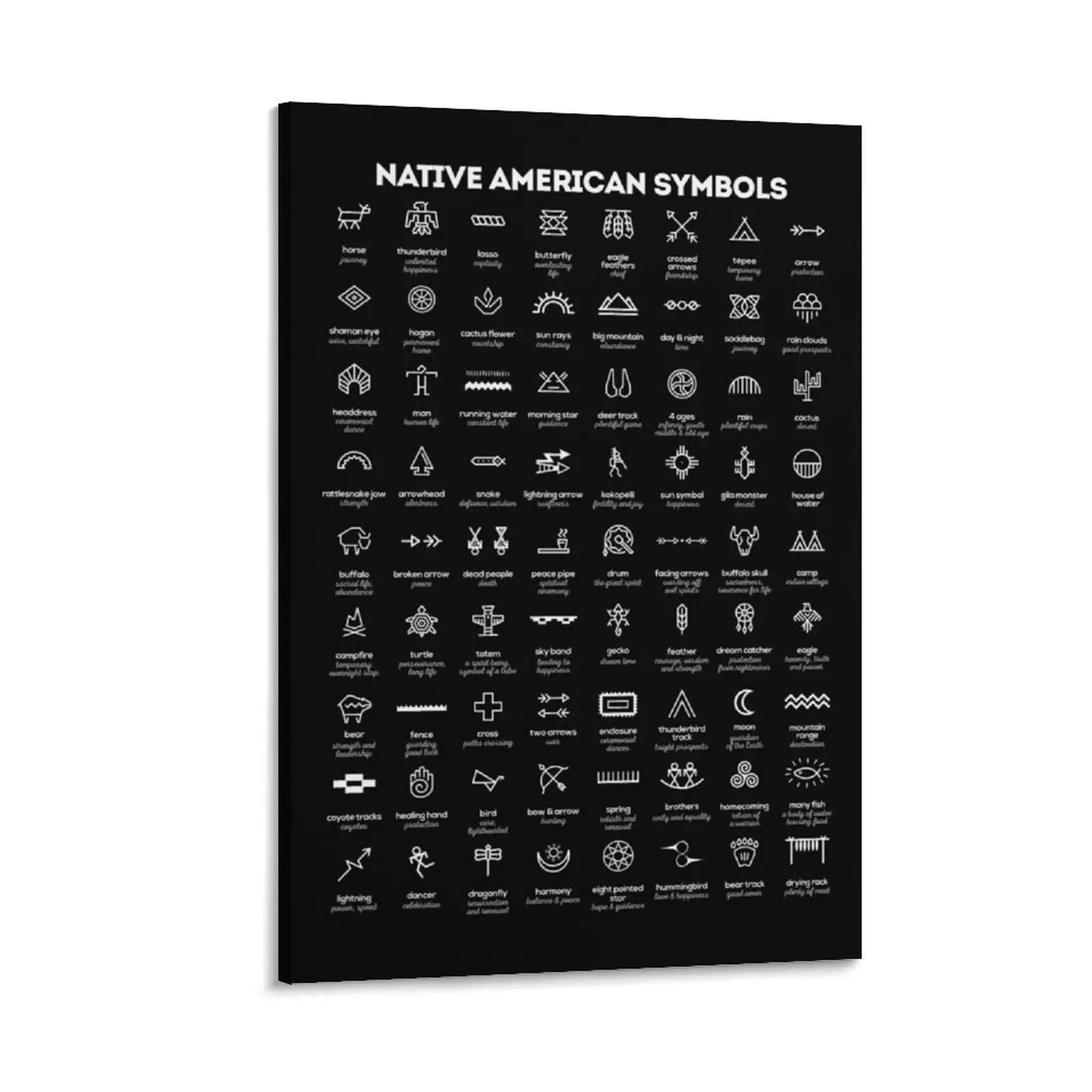 Native American Symbols Canvas Painting interior paintings Decoration bedroom decor
Native American Symbols Canvas Painting interior paintings Decoration bedroom decor