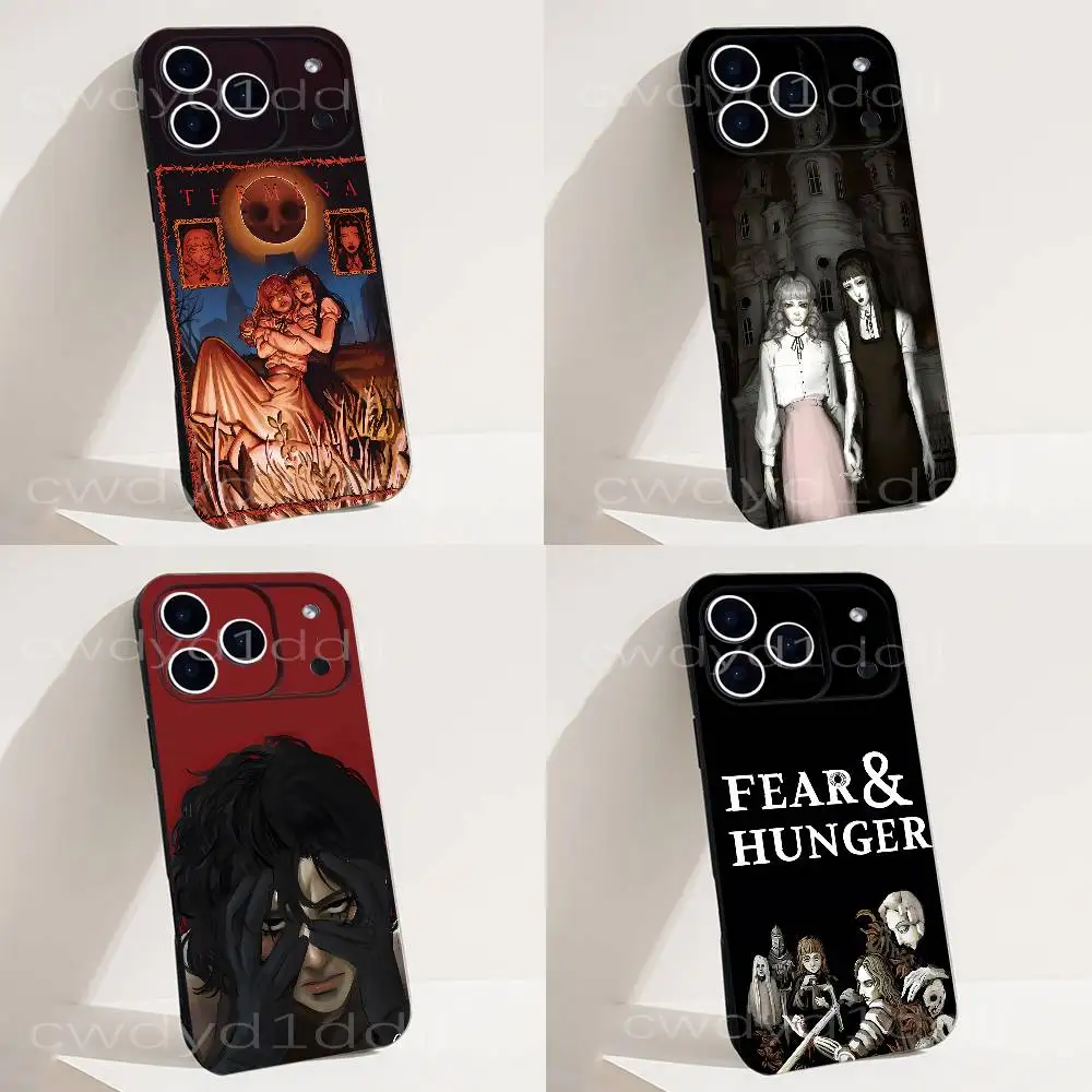 Game Fear and Hunger Termina Phone Case For iPhone 17,16,15,14,13,12,X,XS,8,7,Pro,Max,Plus,E,SE4,Air,Mini Ultra-Thin Funda
Game Fear and Hunger Termina Phone Case For iPhone 17,16,15,14,13,12,X,XS,8,7,Pro,Max,Plus,E,SE4,Air,Mini Ultra-Thin Funda