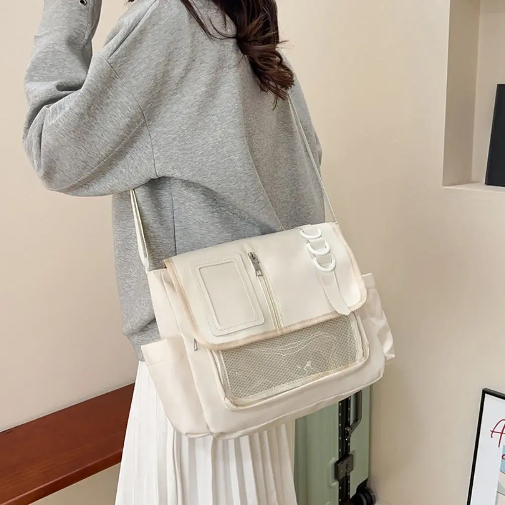 Zipper Bag Solid Color Itabag Cotton Doll Bag Idol Merchandise Storage Transparent Bags Nylon Wallet Shoulder Bag Men
Zipper Bag Solid Color Itabag Cotton Doll Bag Idol Merchandise Storage Transparent Bags Nylon Wallet Shoulder Bag Men