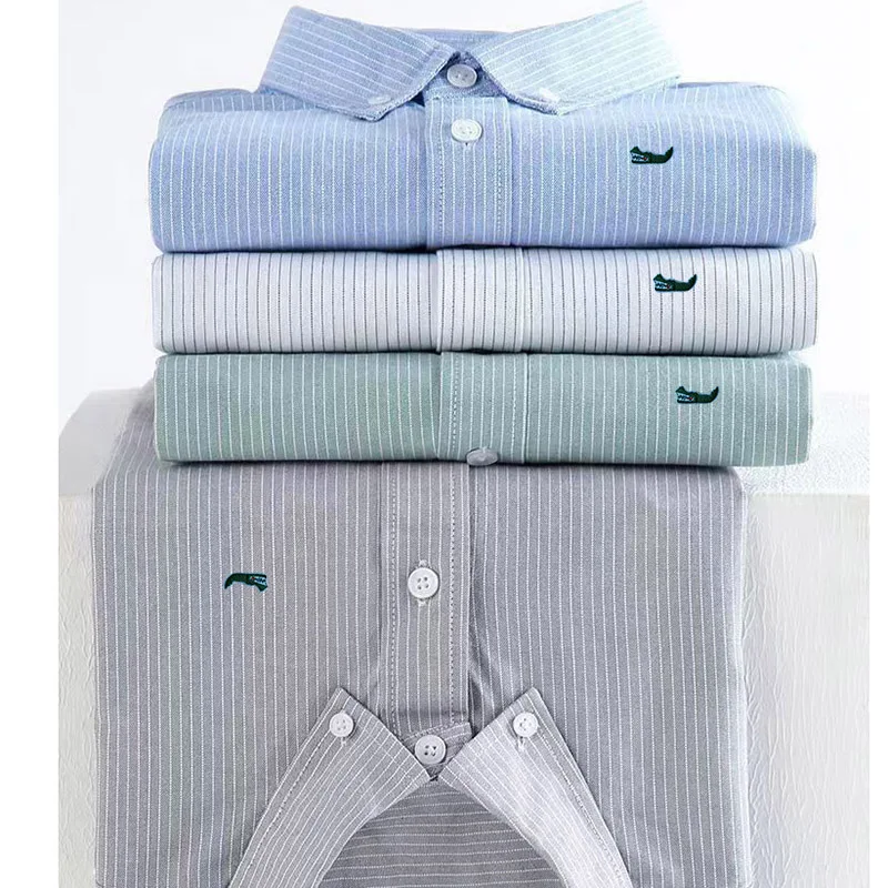 Men's Oxford 100% Cotton Shirt Business Casual Men's Shirt Slim Fit Wear Lapel Shirt Brand Embroidered cComfortable Polo Shirt
Men's Oxford 100% Cotton Shirt Business Casual Men's Shirt Slim Fit Wear Lapel Shirt Brand Embroidered cComfortable Polo Shirt