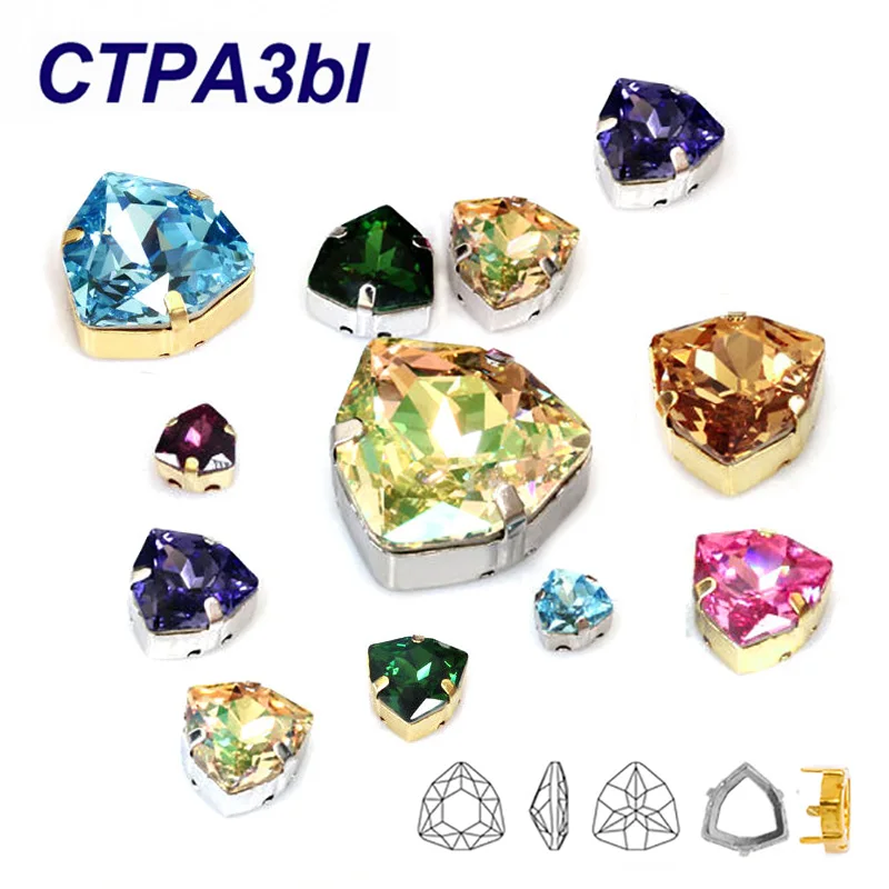 SW Trilliant Rhinestones Glitter Fancy Crystals with Silver Gold Claws DIY Colors Beads for Fashion Garment Crafts Decoration
SW Trilliant Rhinestones Glitter Fancy Crystals with Silver Gold Claws DIY Colors Beads for Fashion Garment Crafts Decoration