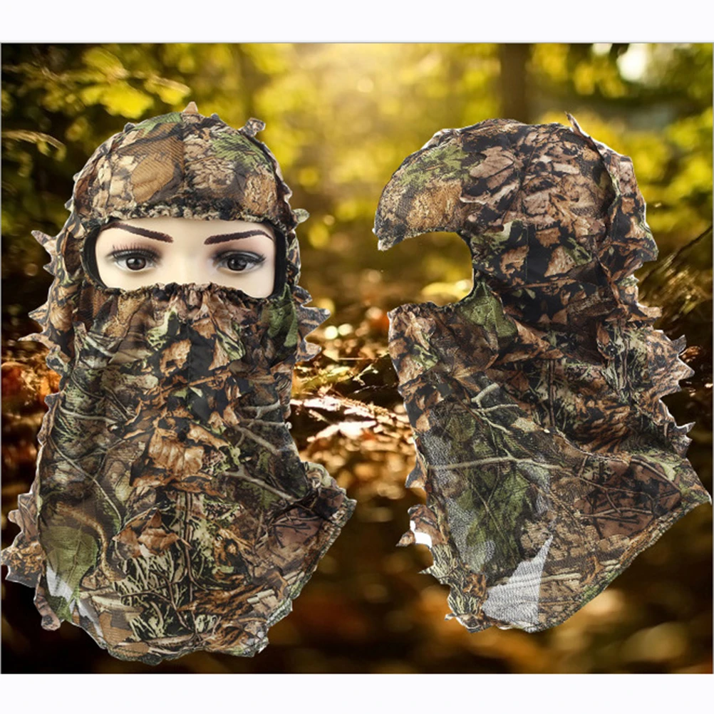 3D Camouflage Head Cap for Hunting Outdoor Sports Men Women Breathable Style Green Leaf Hunting
3D Camouflage Head Cap for Hunting Outdoor Sports Men Women Breathable Style Green Leaf Hunting
