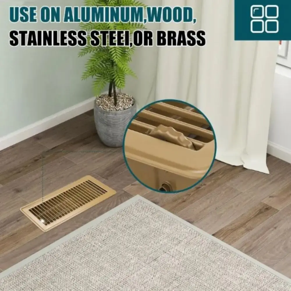 Carbon Steel Floor Register Rustproof High Efficiency Walkable Vent Covers Easy to Install Adjustable Metal Floor Vent Covers
Carbon Steel Floor Register Rustproof High Efficiency Walkable Vent Covers Easy to Install Adjustable Metal Floor Vent Covers
