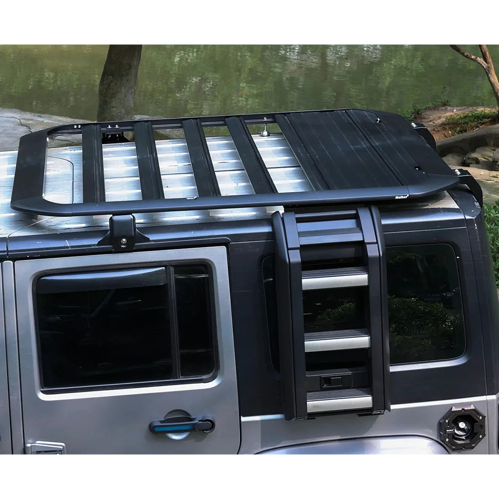 Auto Customized Aluminum Roof Rack Ladder For Jeep Wrangler JK No Drilling Direct Install
Auto Customized Aluminum Roof Rack Ladder For Jeep Wrangler JK No Drilling Direct Install